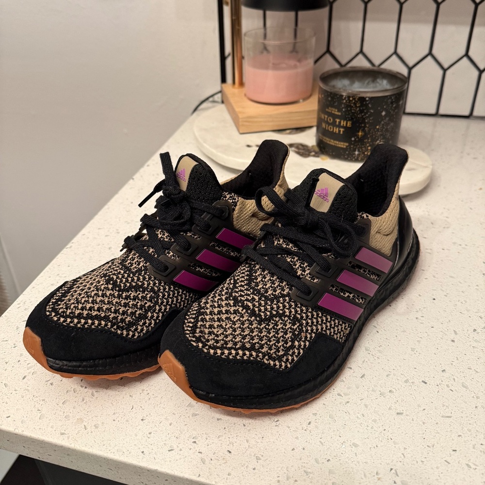 Adidas Ultra Boost 1.0 Warm Sandstone Purple Burst Core Black (Women's)